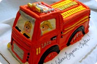 Firetruck Cake
