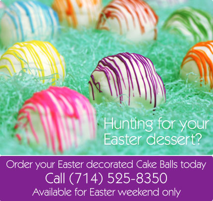 easter cakes 2011. Easter Cake Ball flavors amp;