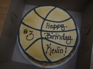 Basketball Birthday cake Basketball Birthday cake