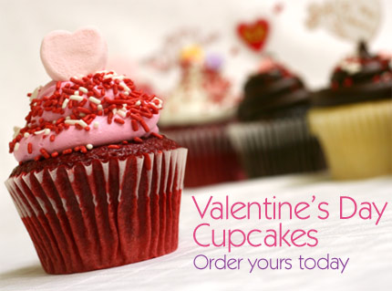 Valentine's day cupcakes