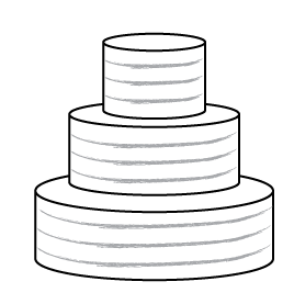 tiered cake